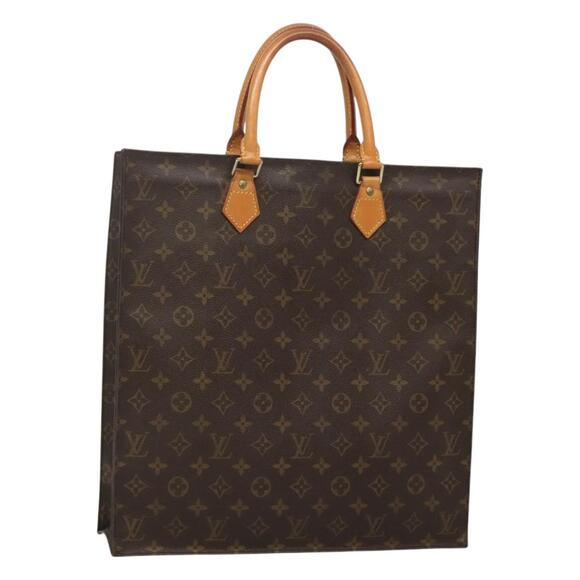 LOUIS VUITTON Monogram Sac Plat Hand Bag M51140 - Picture 1 of 16
